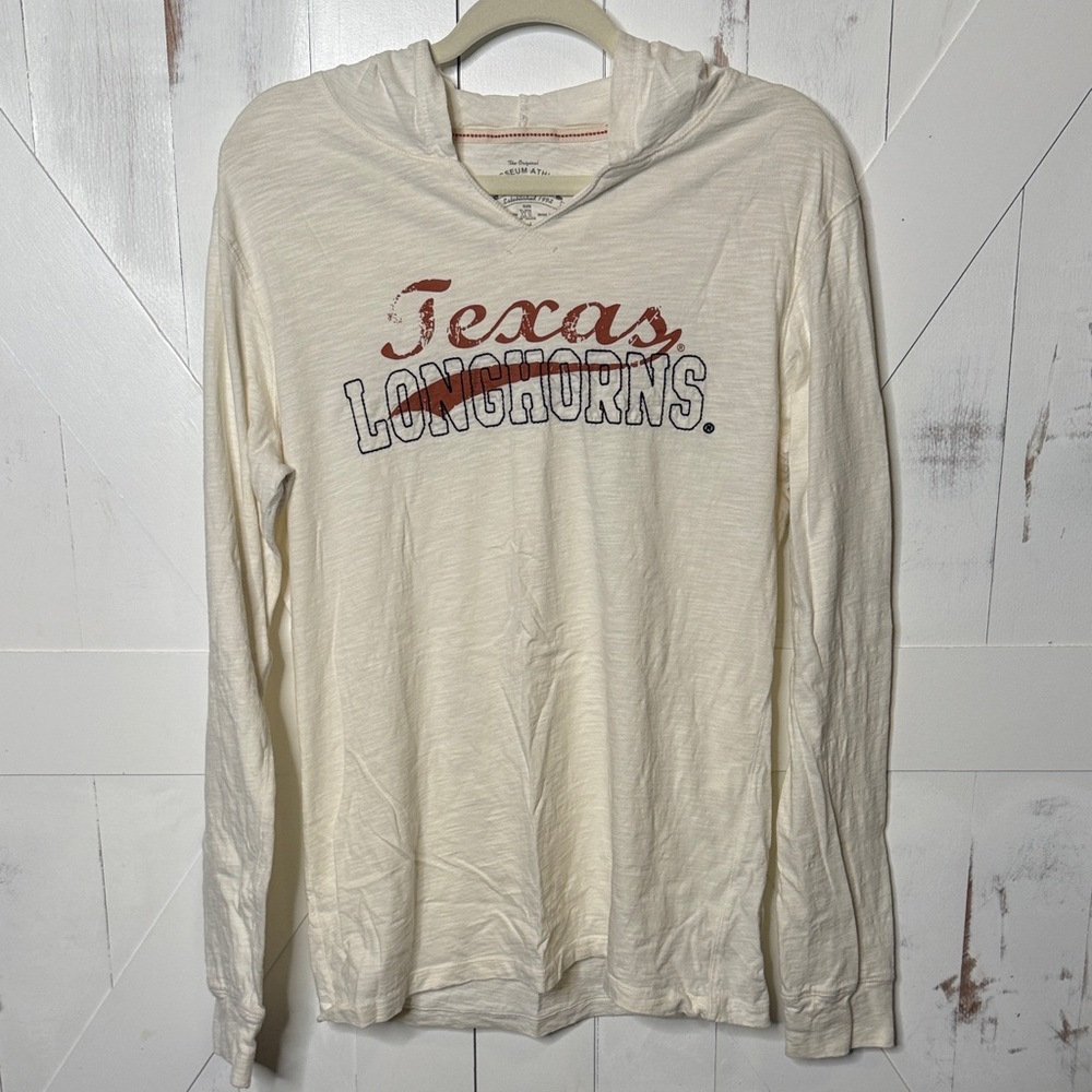 Texas Longhorns Cream Hooded Tee